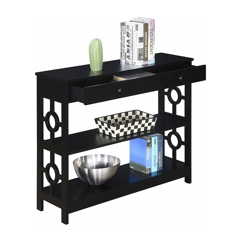 Convenience Concepts Ring 1-Drawer Console Table