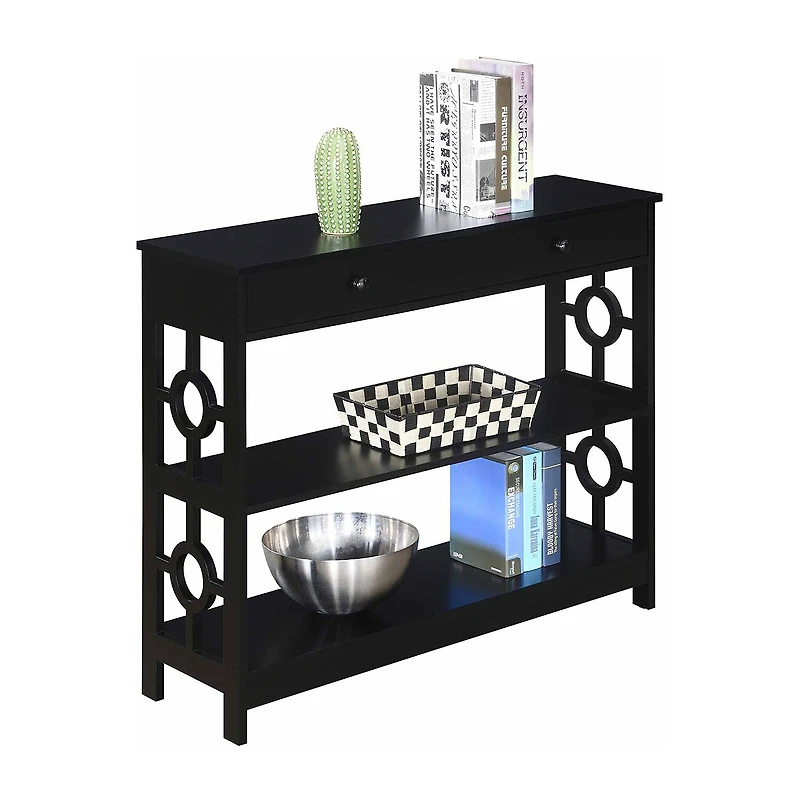 Convenience Concepts Ring 1-Drawer Console Table