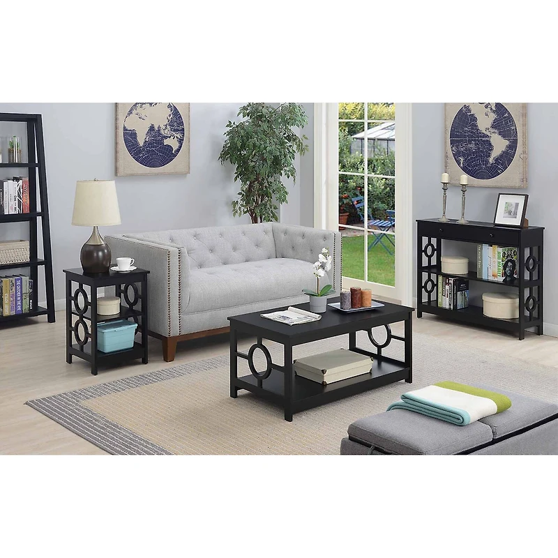 Convenience Concepts Ring 1-Drawer Console Table