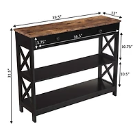 Convenience Concepts Oxford 1-Drawer Console Table