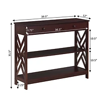 Convenience Concepts Titan 1-Drawer Console Table