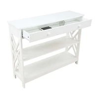 Convenience Concepts Titan 1-Drawer Console Table