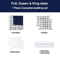 Home Expressions Harrison Complete Bedding Set with Sheets