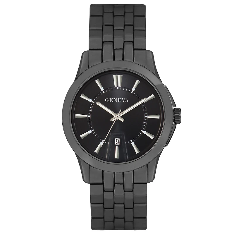 Geneva Mens Black Bracelet Watch Jry1771gu