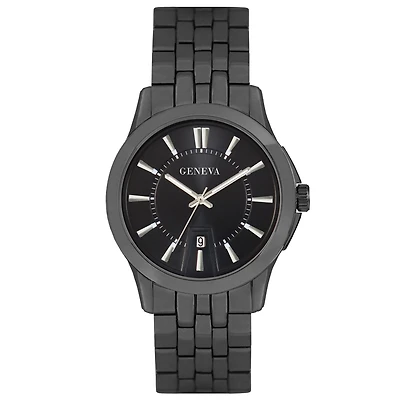 Geneva Mens Black Bracelet Watch Jry1771gu