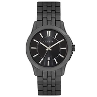 Geneva Mens Black Bracelet Watch Jry1771gu