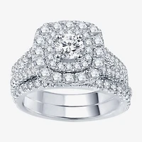 Modern Bride® Signature 2 CT.T.W. Certified natural Diamond Bridal Set