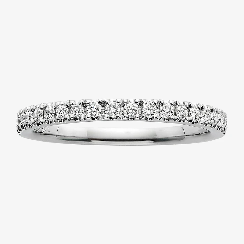 Modern Bride® Signature 1/4 CT. T. W. Diamond 14K White Gold Wedding Band