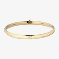14K Gold Hollow Hinged 4.8MM Bangle Bracelet