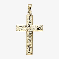 14K Yellow Gold Reversible Cross Charm