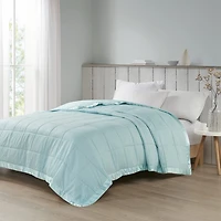 Madison Park Parkman Embossed Texture Oversized Down Alternative Blanket
