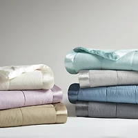 Madison Park Parkman Embossed Texture Oversized Down Alternative Blanket