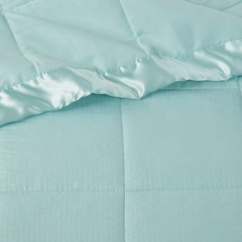Madison Park Parkman Embossed Texture Oversized Down Alternative Blanket