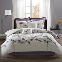 Madison Park Isabella Cotton Floral Comforter Set