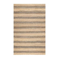 Nuloom Sandy Striped Indoor Rectangular Area Rug