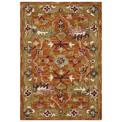 Loloi Padma Collection Hand Hooked Wool 5'X7' Indoor Rectangular Area Rug