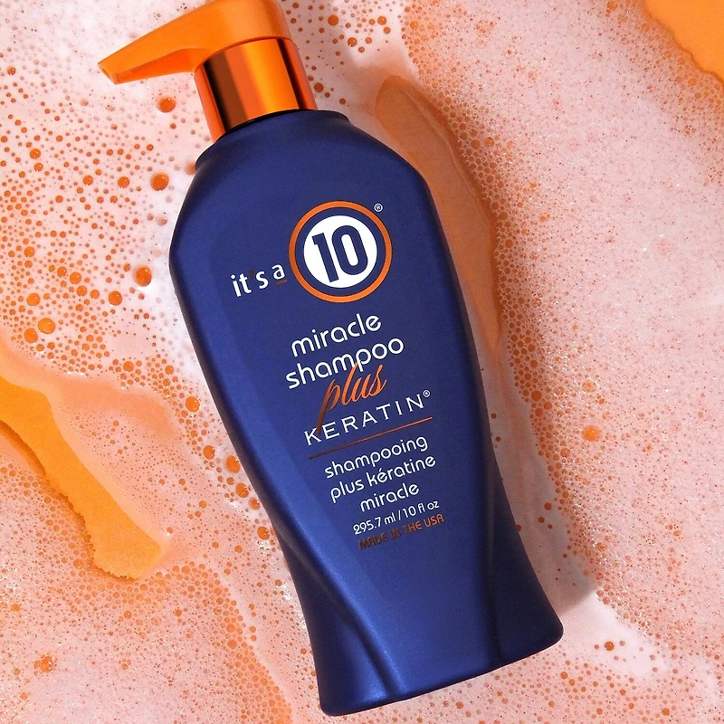 It's a 10 Miracle Plus Keratin Shampoo 10 oz.