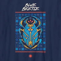 Little & Big Kid Boys Crew Neck Short Sleeve Regular Fit Blue Beetle Graphic T-Shirt