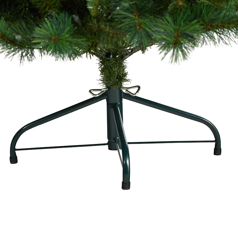 Nearly Natural Faux 5 Foot Pre-Lit Pine Christmas Tree