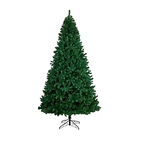 Nearly Natural Faux Douglas 11 Foot Pre-Lit Christmas Tree