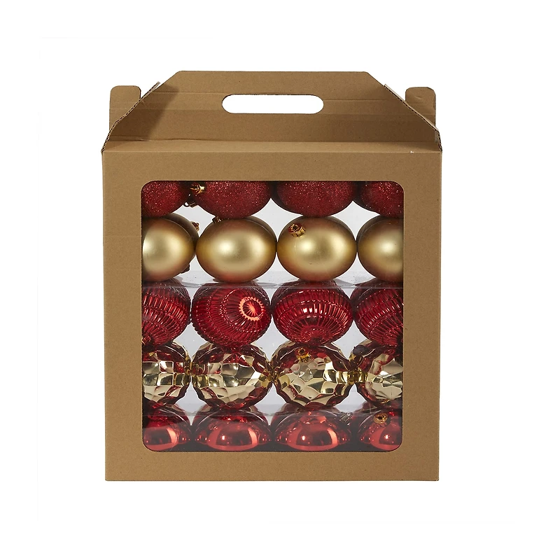 Nearly Natural Shatterproof Tree Gold Box -pc. Christmas Ornament