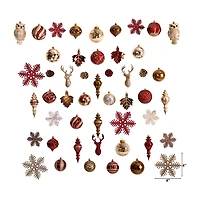 Nearly Natural Set Count Christmas Ornament