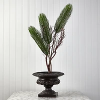 Nearly Natural Pine Artificial Stem Set 3-pc. Christmas Tabletop Decor