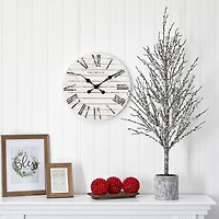 Nearly Natural Faux Twig 4 Foot Christmas Tree