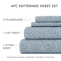 Casual Comfort™ Premium Ultra Soft Microfiber Chambray Sheet Sets
