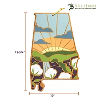 Totally Bamboo State Shaped Serving and Cutting Board Artwork by Summer Stokes