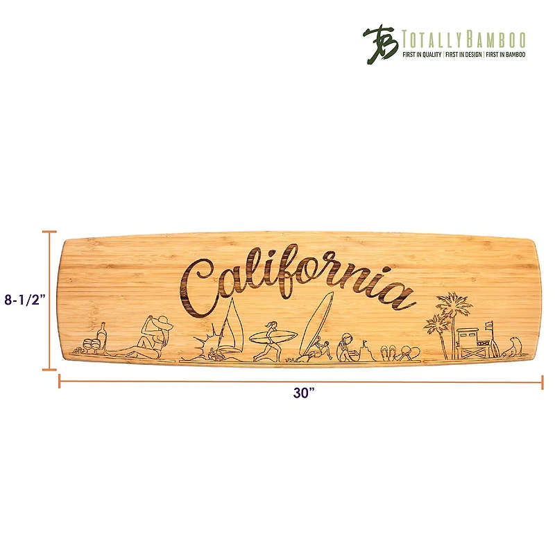 Totally Bamboo State Cutting and Charcuterie Board