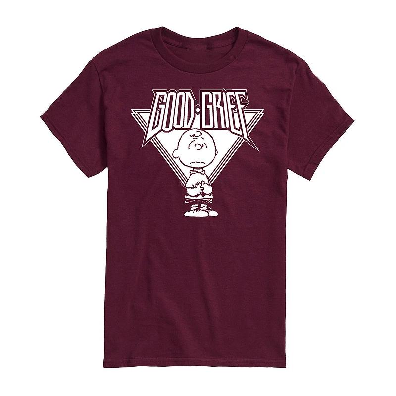 Mens Short Sleeve Peanuts Graphic T-Shirt
