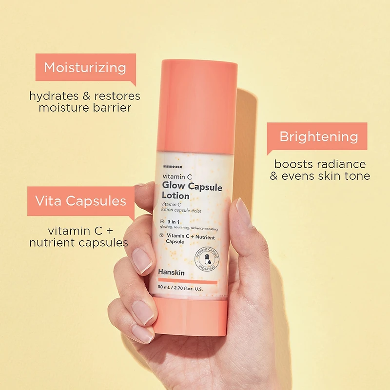 Hanskin Vitamin C Glow Capsule Lotion