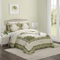 Laurel & Mayfair Alexis Floral Cotton Bedspread
