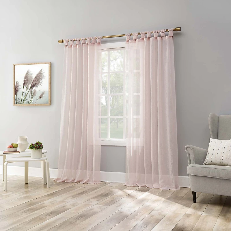 No 918 Krista Tab Top Sheer Single Curtain Panel