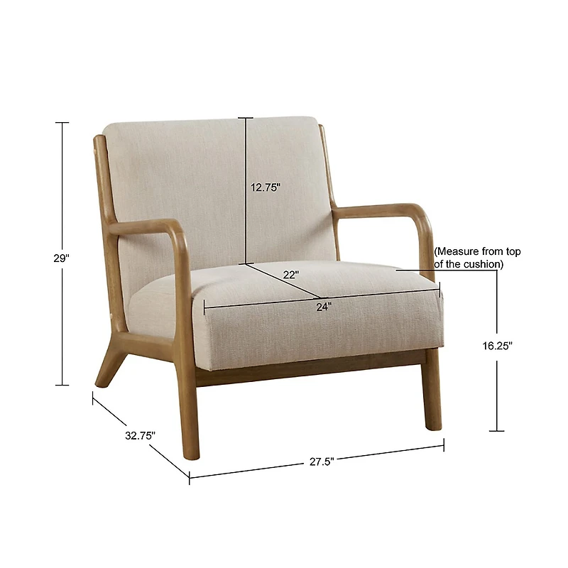 INK+IVY Novak Mid Century Modern Lounge Chair