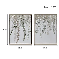 INK+IVY Botanical Waterfall 2-pc. Wall Art Set