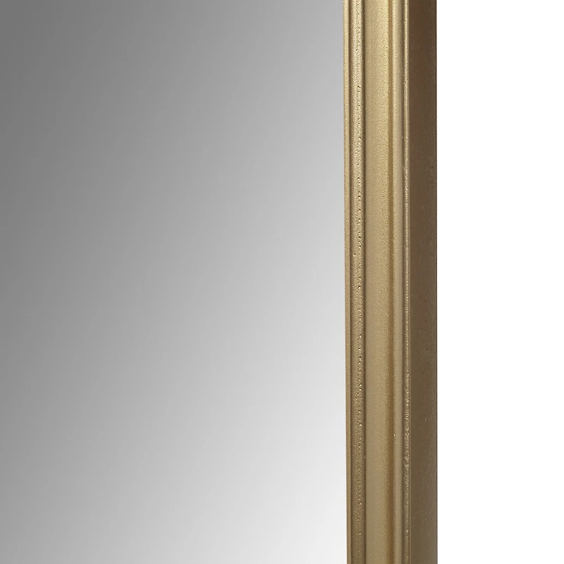Madison Park 38 Adelaide Gold Scalloped Wood Wall Mount Rectangular Wall Mirror