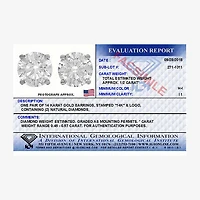 Premier Collection 1/2 CT. T.W. Round Natural Diamond Stud Earrings