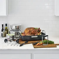 Cuisinart® Ovenware 17x13" Nonstick Roaster with Rack