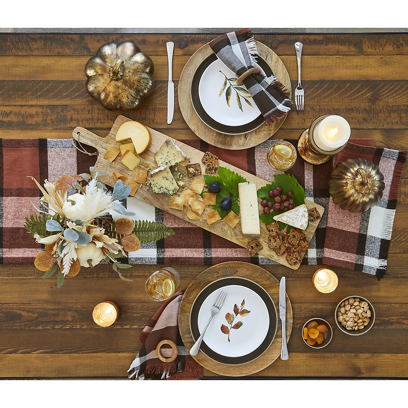 Linden Street 4-pc. Stoneware Dinner Plate