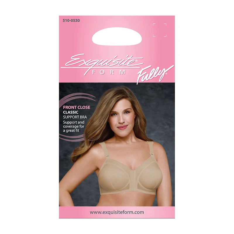 Exquisite Form Fully Full Coverage Unlined Wireless Bra 5100530