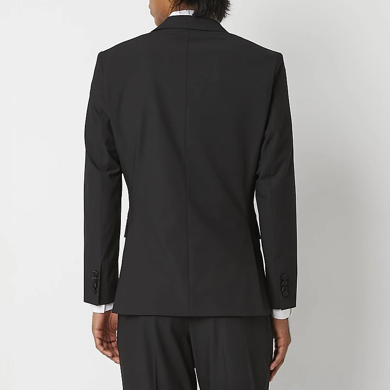J. Ferrar Ultra Comfort Mens Stretch Fabric Slim Fit Tuxedo Jacket