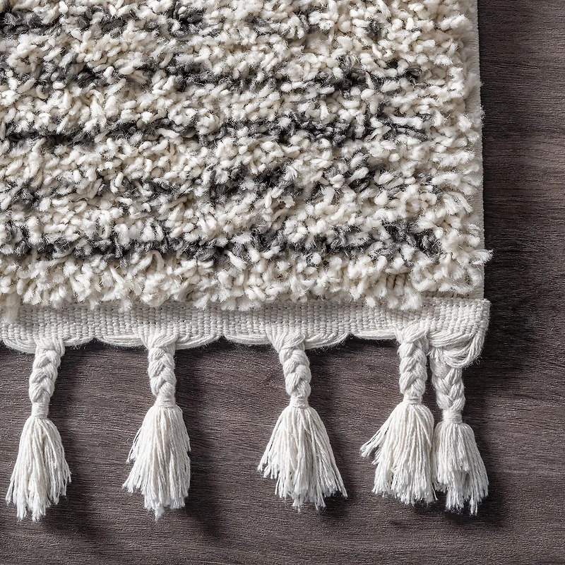 Nuloom Sqbria Striped Indoor Square Area Rug