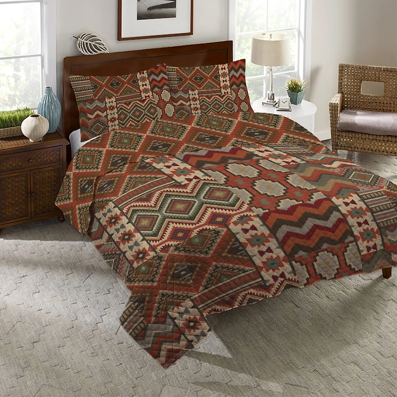 Laural Home Country Mood Navajo Quilt Set