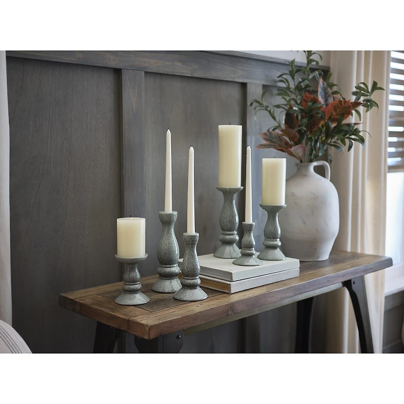 Linden Street Ceramic Pillar Candle Holder Collection
