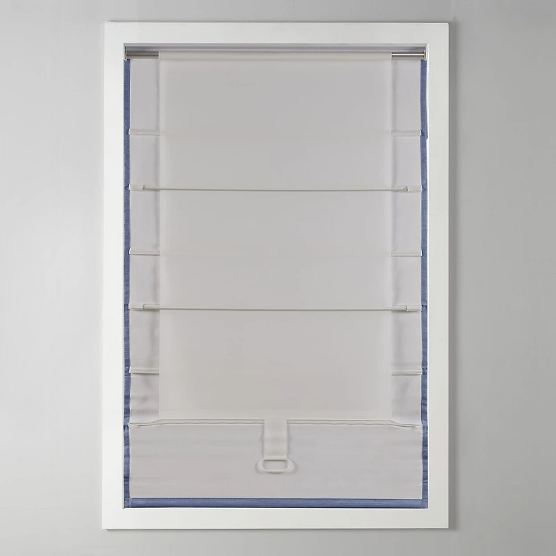 Madison Park Leighton Energy Saving Cordless Room Darkening Roman Shade
