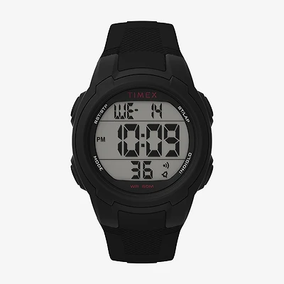 Timex Sport Unisex Adult Black Strap Watch Tw5m58400so