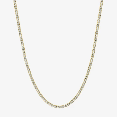 Diamond Addiction 8 Ct.T.W. (G-H / Si2-I1) Womens Lab Grown White 14K Gold Tennis Necklaces