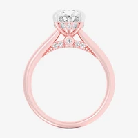 (G-H / Si1-Si2) Womens 2 1/5 CT. T.W. Lab Grown White Diamond 14K Gold Pear Engagement Ring